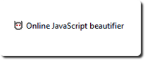 Javascript beautifier_k